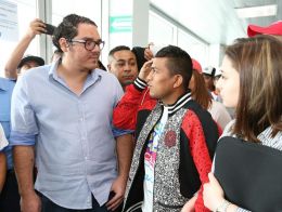  Así fue la llegada del verdadero Campeón a Nicaragua 