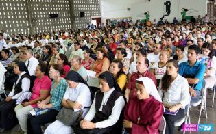 Cardenal Miguel oficia Misa por la Paz