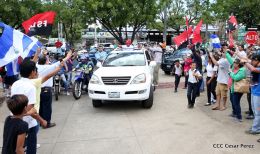  Así fue la llegada del verdadero Campeón a Nicaragua 