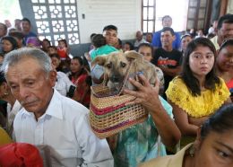 Celebración de las festividades de San Lázaro en Masaya