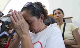 Así fue la bajada de la venerada Imágen de la Sangre de Cristo