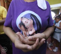 Así fue la bajada de la venerada Imágen de la Sangre de Cristo