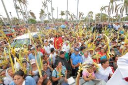 Domingo de Ramos en la Catedral de Managua