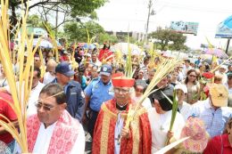 Domingo de Ramos en la Catedral de Managua