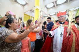 Domingo de Ramos en la Catedral de Managua