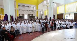 Misa Crismal en la Catedral de Managua