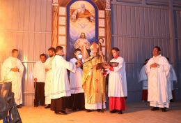 Vigilia Pascual en Catedral de Managua