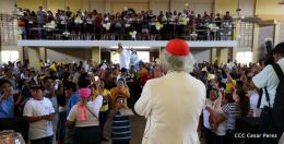 Cardenal Brenes celebra misa de Domingo de Resurrección