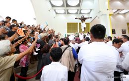 La Sangre de Cristo regresa a su morada en Catedral de Managua