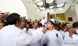 La Sangre de Cristo regresa a su morada en Catedral de Managua