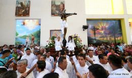 La Sangre de Cristo regresa a su morada en Catedral de Managua