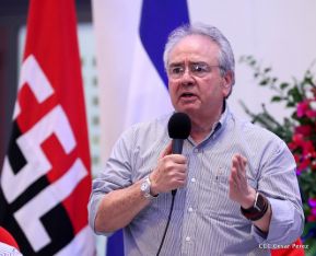 Daniel y Rosario presiden Homenaje al Comandante Tomás Borge Martínez