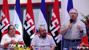 Daniel y Rosario presiden Homenaje al Comandante Tomás Borge Martínez