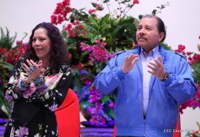 Daniel y Rosario presiden Homenaje al Comandante Tomás Borge Martínez