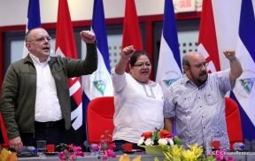 Daniel y Rosario presiden Homenaje al Comandante Tomás Borge Martínez