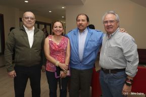 Daniel y Rosario presiden Homenaje al Comandante Tomás Borge Martínez
