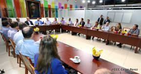 Presidente Daniel sostiene reunión con Grupo Regional Lafise 