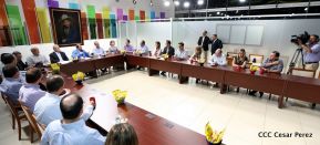 Presidente Daniel sostiene reunión con Grupo Regional Lafise 