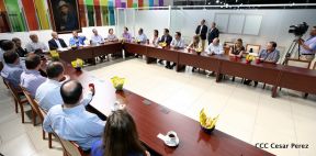 Presidente Daniel sostiene reunión con Grupo Regional Lafise 