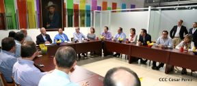Presidente Daniel sostiene reunión con Grupo Regional Lafise 