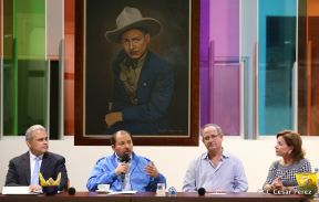 Presidente Daniel sostiene reunión con Grupo Regional Lafise 