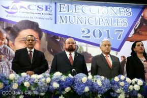 Consejo Supremo Electoral convoca a Elecciones Municipales 2017