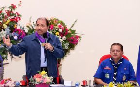 Daniel y Rosario presiden conmemoración del 100 aniversario del Movimiento Scout en Nicaragua