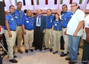 Daniel y Rosario presiden conmemoración del 100 aniversario del Movimiento Scout en Nicaragua