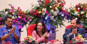 Daniel y Rosario presiden conmemoración del 100 aniversario del Movimiento Scout en Nicaragua