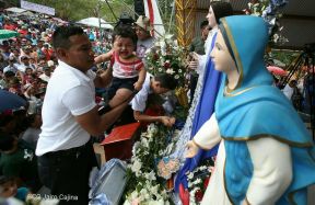 Nicaragua celebra 37 años de la aparición de la Virgen de Cuapa