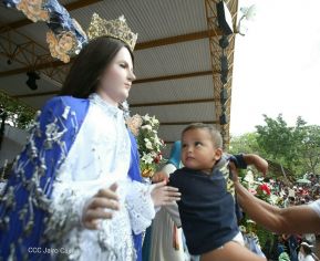 Nicaragua celebra 37 años de la aparición de la Virgen de Cuapa