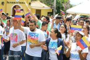 Juventud Sandinista expresa solidaridad con Revolución Bolivariana 