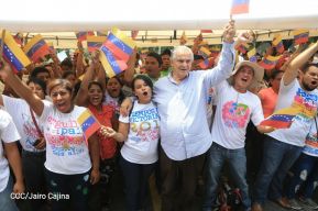 Juventud Sandinista expresa solidaridad con Revolución Bolivariana 