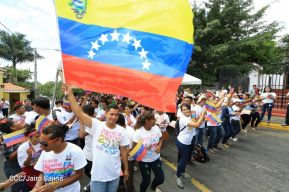 Juventud Sandinista expresa solidaridad con Revolución Bolivariana 
