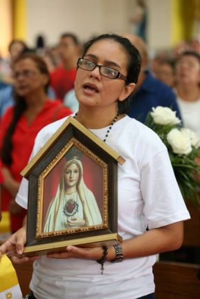 Nicaragua celebra a la Virgen de Fátima