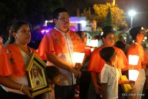 Catedral de Managua se ilumina para conmemorar centenario de la aparición de Virgen de Fátima