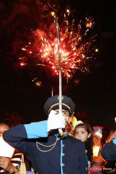 Catedral de Managua se ilumina para conmemorar centenario de la aparición de Virgen de Fátima