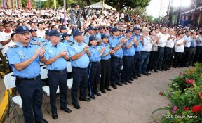 Daniel y Rosario presiden acto del 122 Aniversario del Natalicio del General Sandino
