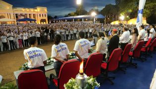 Presidente Daniel recibe Antorcha Centroamericana