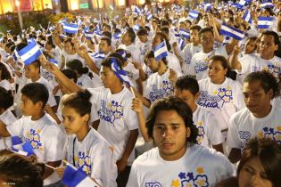 Presidente Daniel recibe Antorcha Centroamericana
