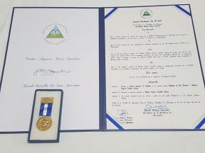 Presidente Daniel celebra el 84 aniversario natal de Blanca Segovia Sandino Aráuz