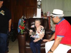 Presidente Daniel celebra el 84 aniversario natal de Blanca Segovia Sandino Aráuz