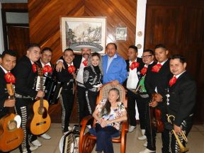 Presidente Daniel celebra el 84 aniversario natal de Blanca Segovia Sandino Aráuz