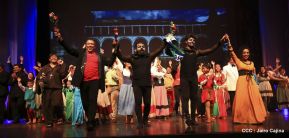 Presentación de la ópera "El Lobo y el Santo" en el Teatro Rubén Darío