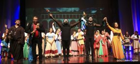 Presentación de la ópera "El Lobo y el Santo" en el Teatro Rubén Darío