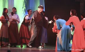 Presentación de la ópera "El Lobo y el Santo" en el Teatro Rubén Darío