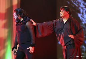 Presentación de la ópera "El Lobo y el Santo" en el Teatro Rubén Darío