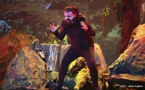 Presentación de la ópera "El Lobo y el Santo" en el Teatro Rubén Darío