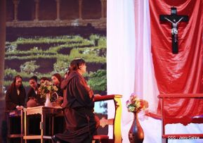 Presentación de la ópera "El Lobo y el Santo" en el Teatro Rubén Darío