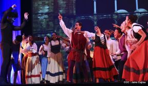 Presentación de la ópera "El Lobo y el Santo" en el Teatro Rubén Darío